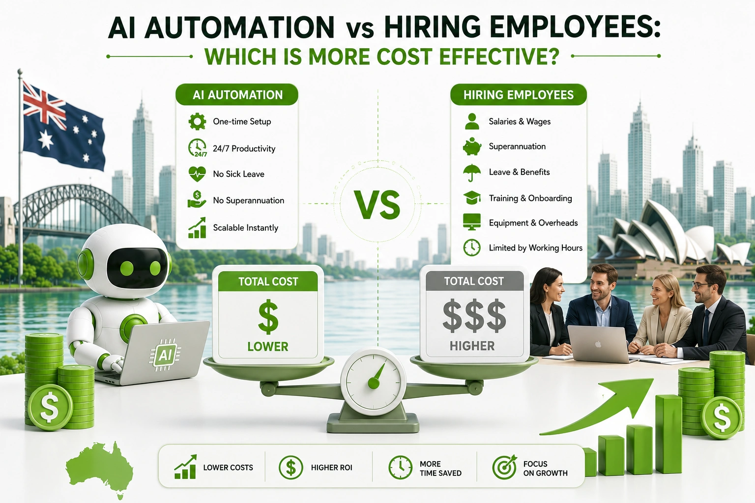 AI Automation vs Hiring Employees