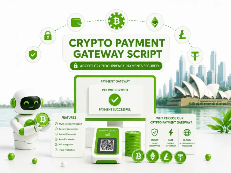 Secure Crypto Payment Gateway Script for Businesses & Startups
