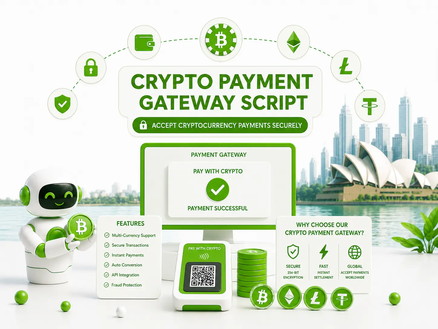 Secure Crypto Payment Gateway Script for Businesses & Startups