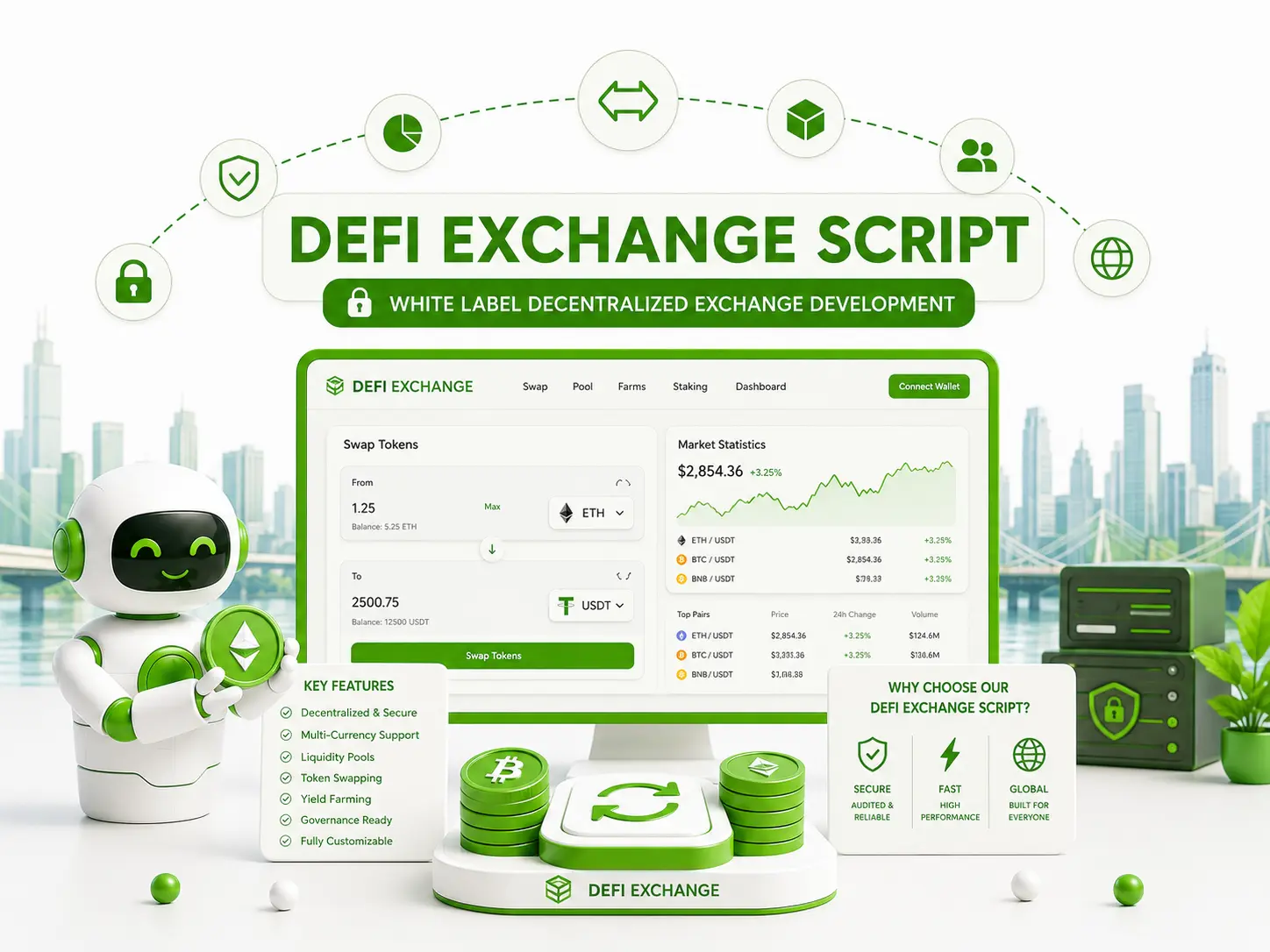 Advanced DeFi Exchange Script for White Label DEX Development