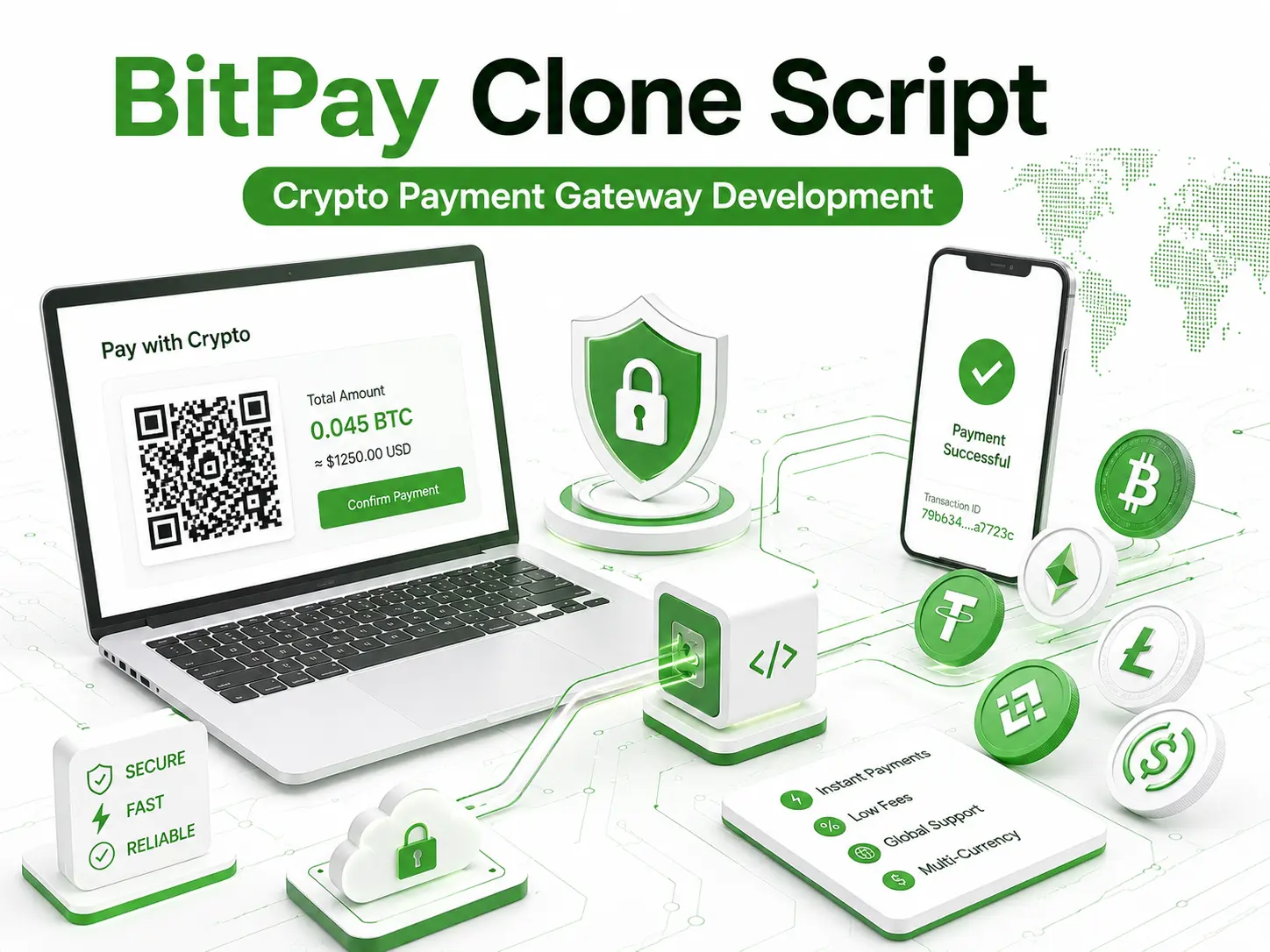 Build a Crypto Payment Gateway with BitPay Clone Script