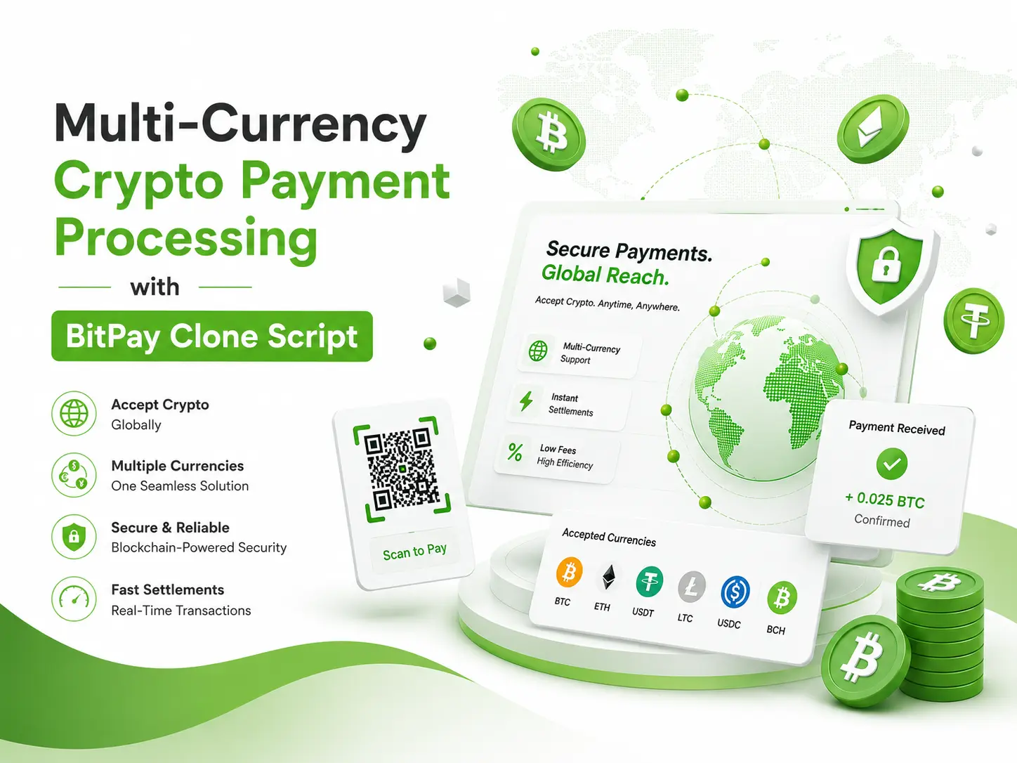 Multi-Currency Crypto Payment Gateway