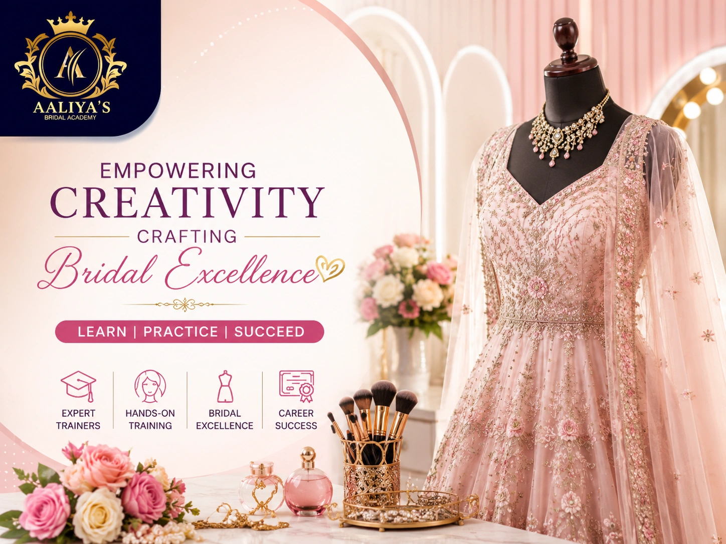 Digitechzo empowers beauty education at Aaliya's Bridal Academy.